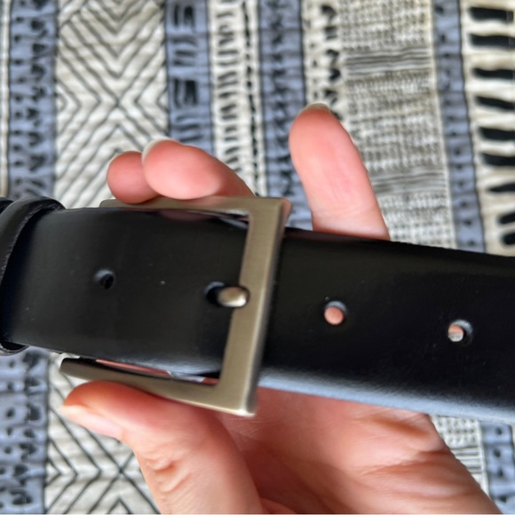 Joseph Abboud Men's Black Genuine Leather Belt Size 34 Formal Business Office - Picture 7 of 8